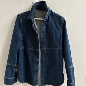 Stylish Cos Denim Button-Up Shirt/ jacket
